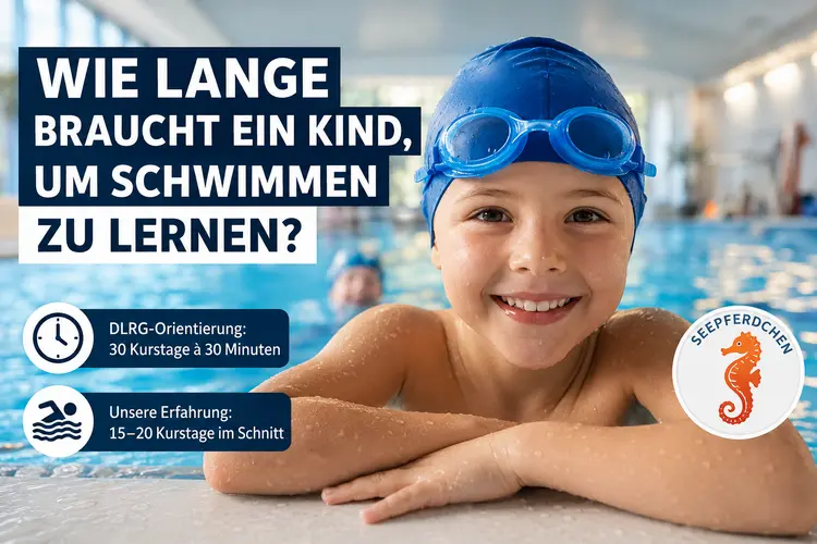 Wie lange bis Kinder schwimmen können