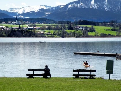 Freiwassertraining am Simssee
